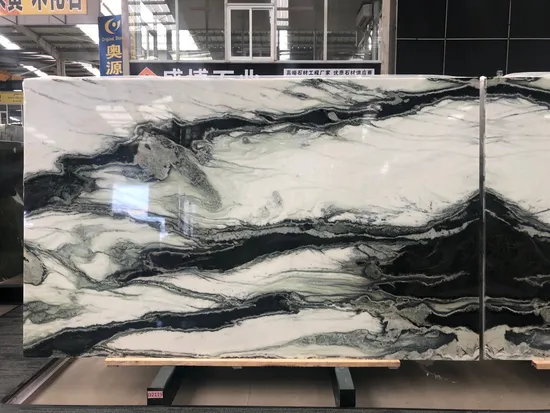 Natural White/Black/Yellow/Beige/Red/Green/Brown/Blue/Pink/Grey/Gold Polished/Honed Panda Marble for Floor/Wall Slabs/Tiles/Stairs/Mosaic/Vanity Top Decoration