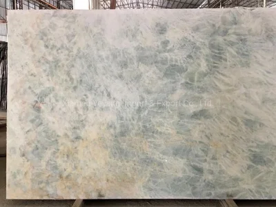 Marbre/pierre/Onyx vert glace rétroéclairé pour dalles/comptoir/établi/dessus de table/revêtement de sol/carrelage de sol/carreaux muraux de fond