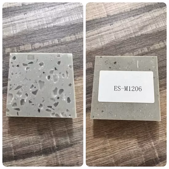 Comptoir de quartz granulaire blanc pur poli artificiel Calacatta avec SGS